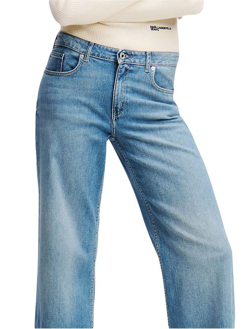 Jeans flare donna in denim Karl Lagerfeld jeans | A1W100351BM
